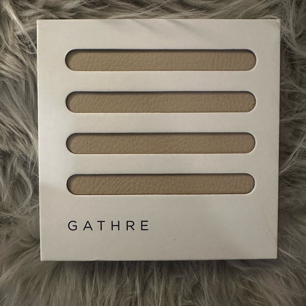 Leather Tan baby Mat/ Changing mat